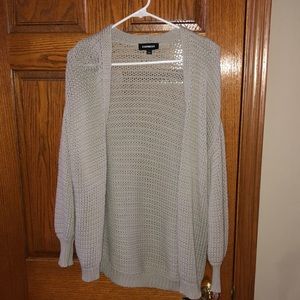 Express gray sweater